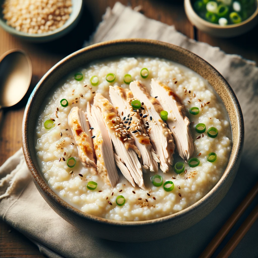 오분도미 닭가슴살 죽