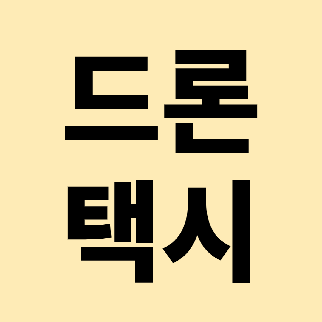 드론택시