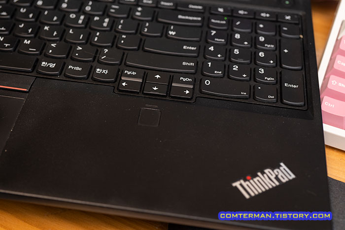 레노버 씽크패드 P50 지문센서