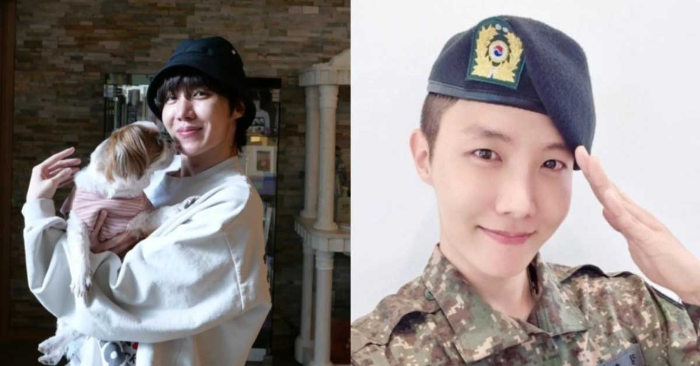 제이홉과 반려견