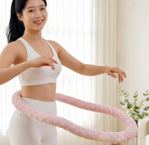 피거스 홈트 다이어트 운동기구 스프링 훌라후프