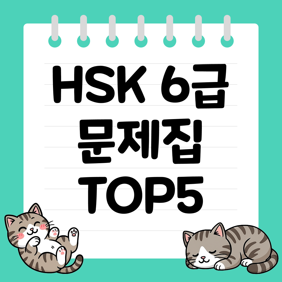 한 권으로 끝내는 HSK 6급 문제집 추천 순위 TOP5