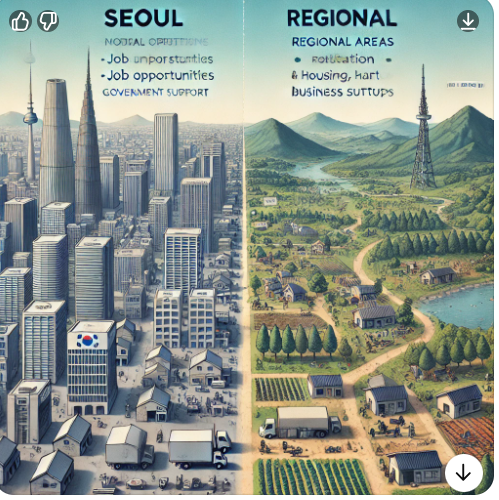 서울 VS 지방, 지원 정책 차이