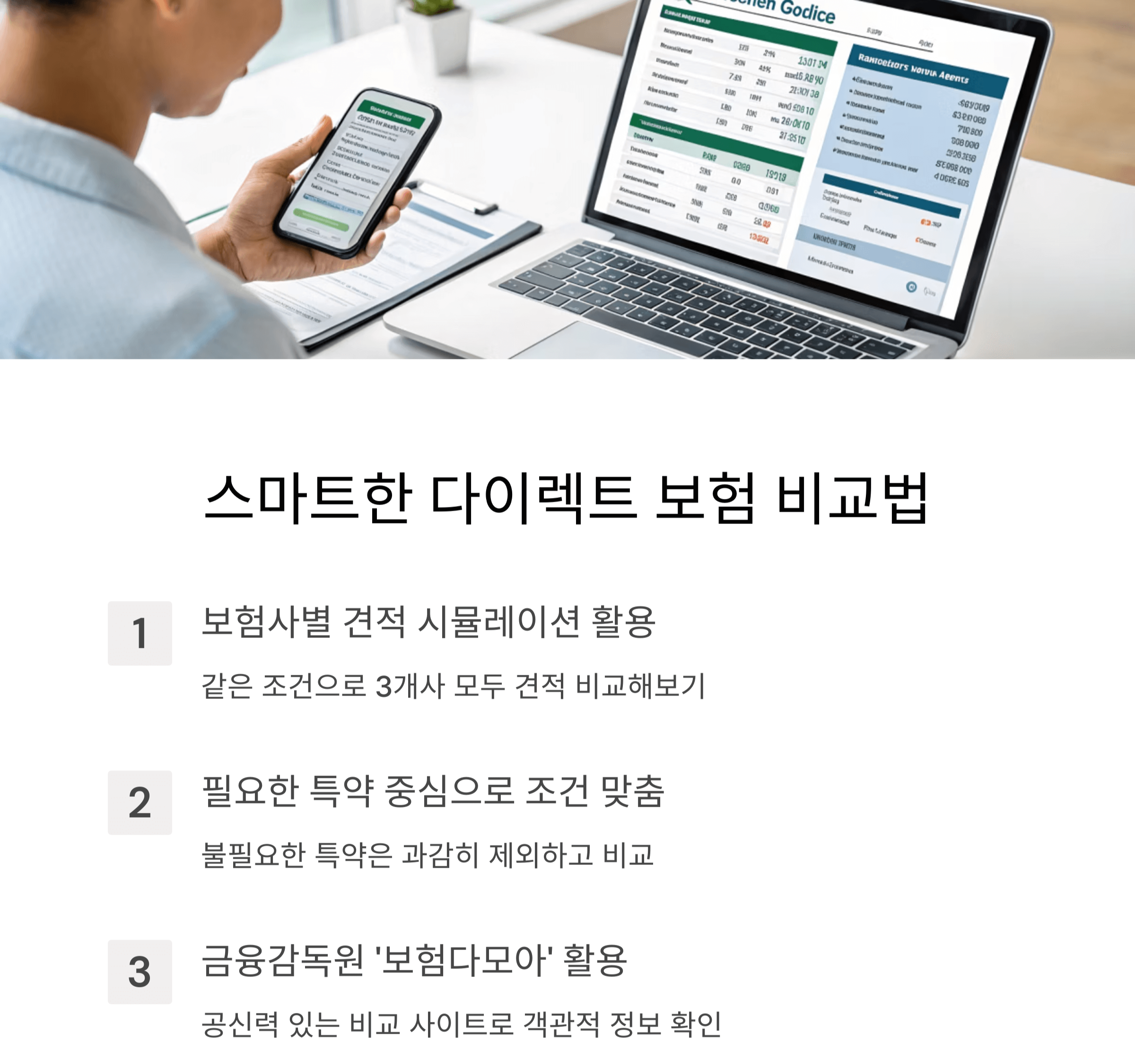 어떤 다이렉트 보험이 당신에게 맞을까?