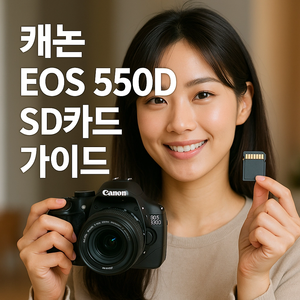 캐논 EOS 550D SD카드 가이드