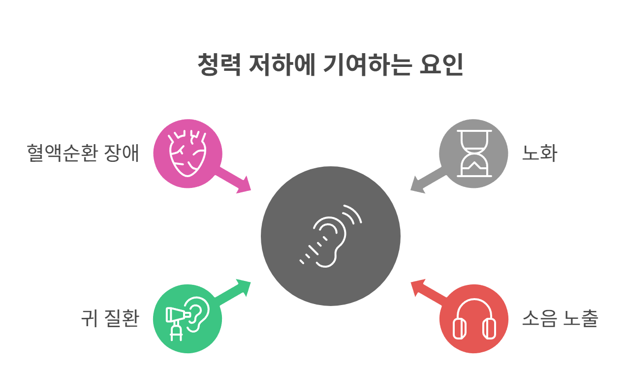 청력 저하의 원인과 초기 증상은?