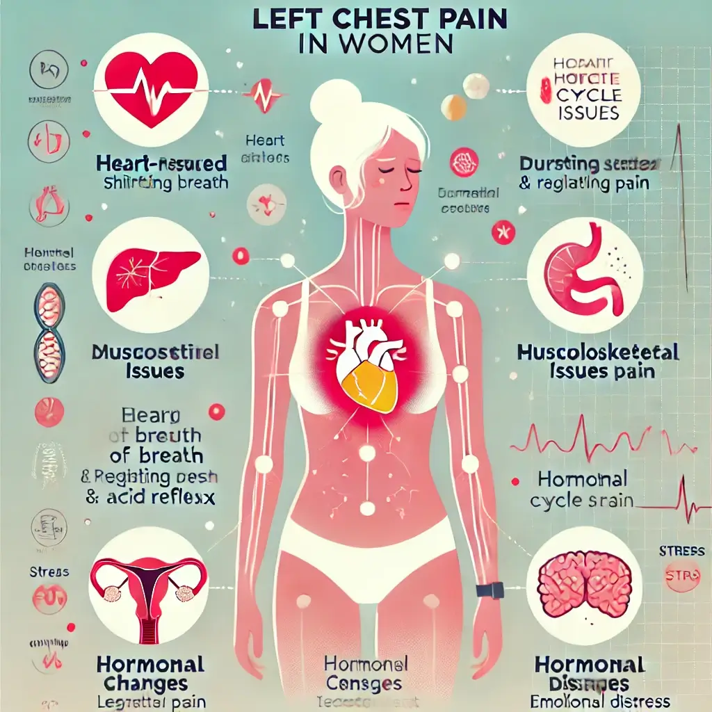 여자 가슴 통증 원인