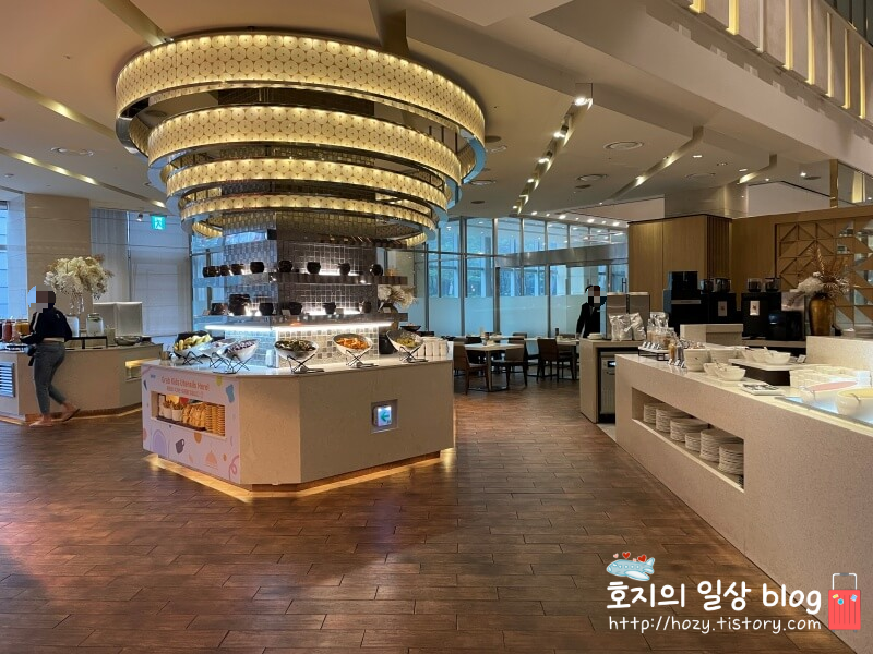 송도 쉐라톤 조식당 전경