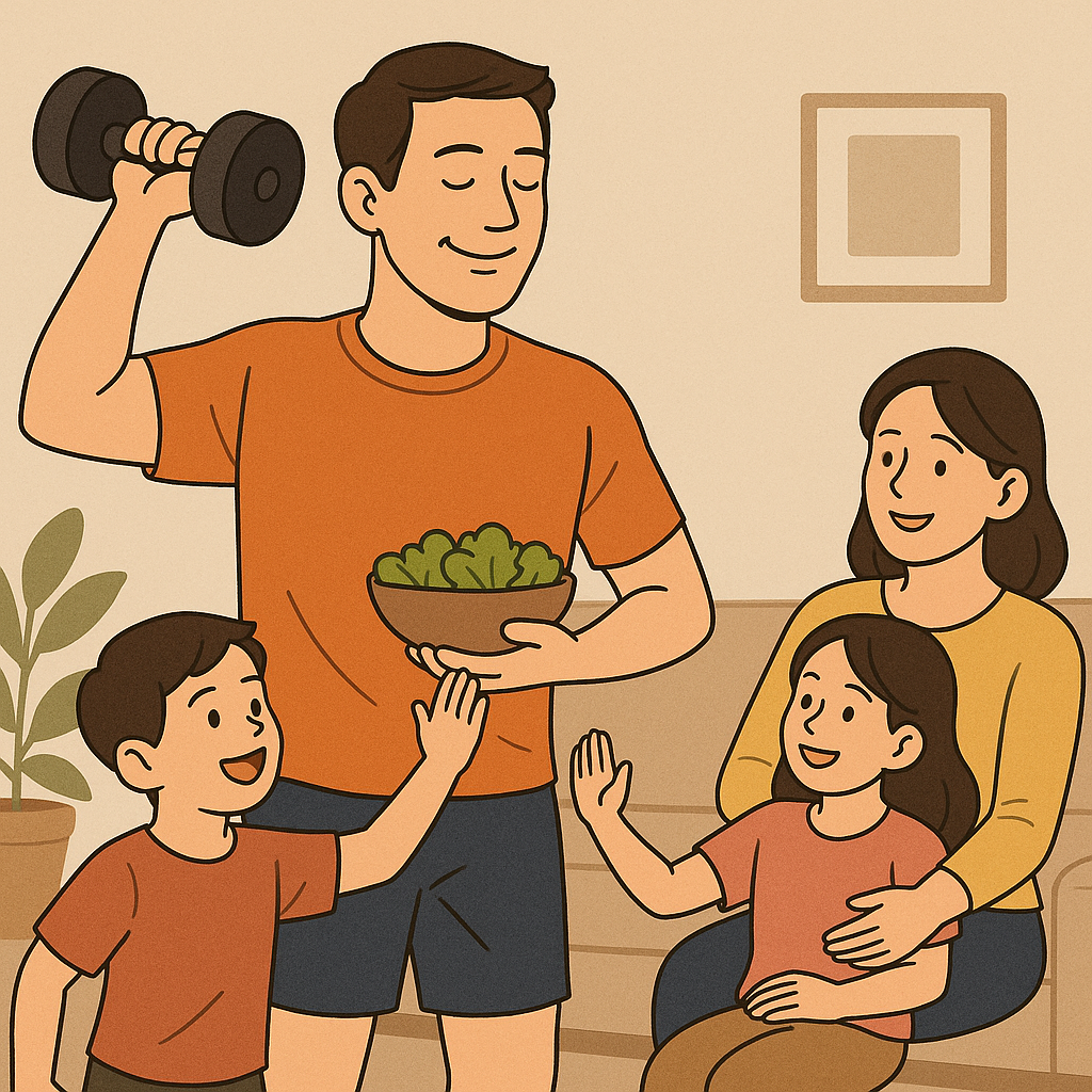 40대 아빠 건강 습관 (체력, 가족건강, 자기관리)