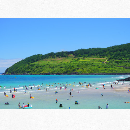 함덕해수욕장 에메랄드 바다