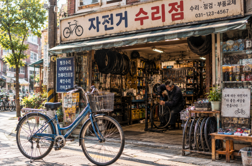 동네 자전거 수리점은 어떤 생활 문제를 해결했을까?
