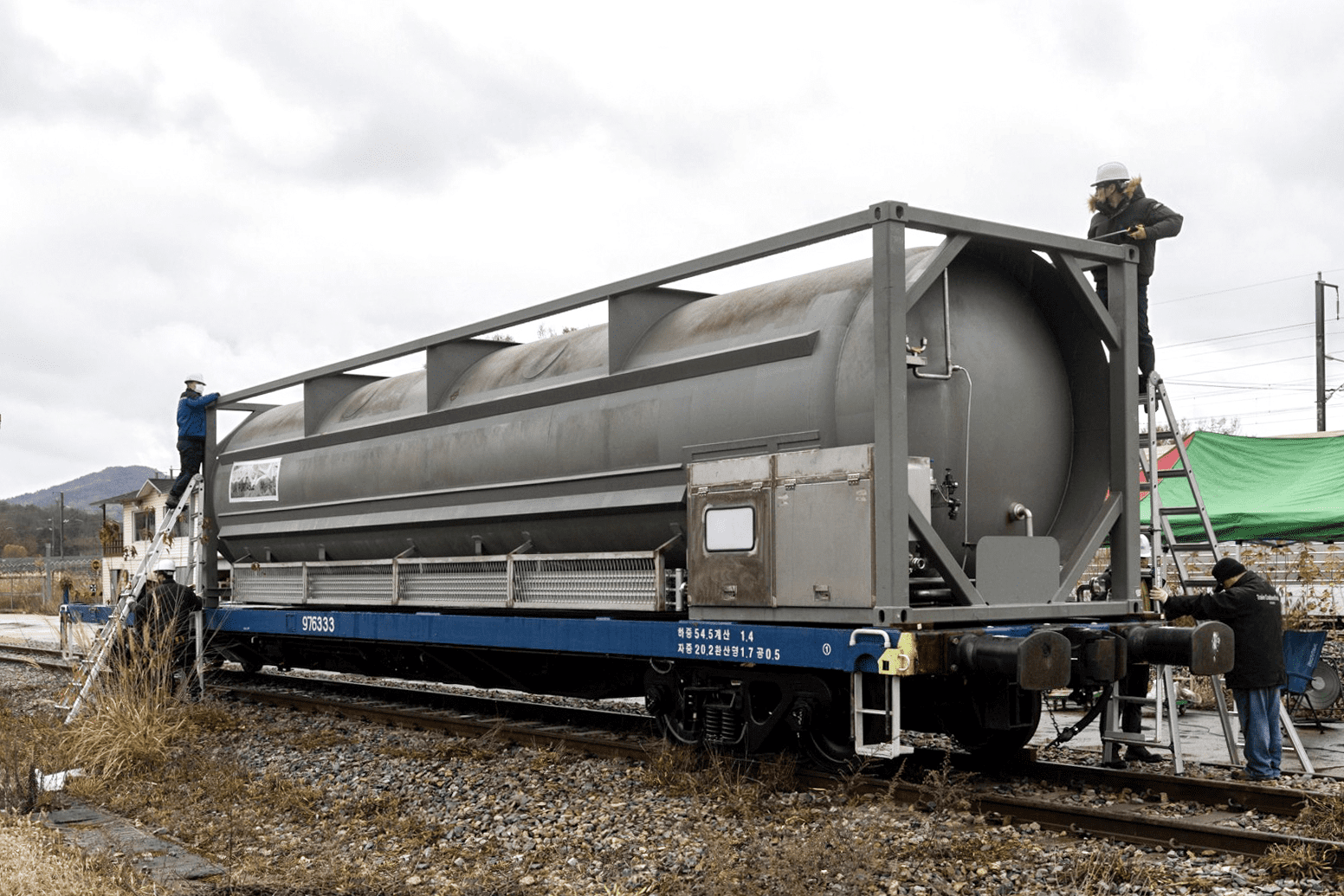 캐나다 위험물 수송 탱크 컨테이너 공인 충돌시험소 인증 획득