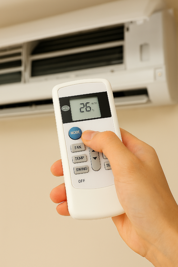 멀티탭 끄기와 에어컨 설정,청소 이미지