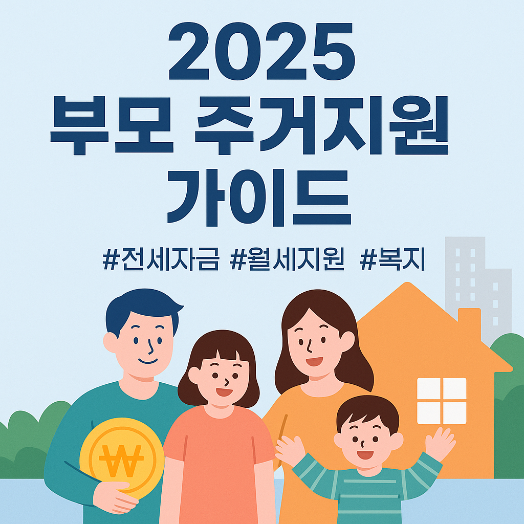 2025년 부모 주거 지원 가이드