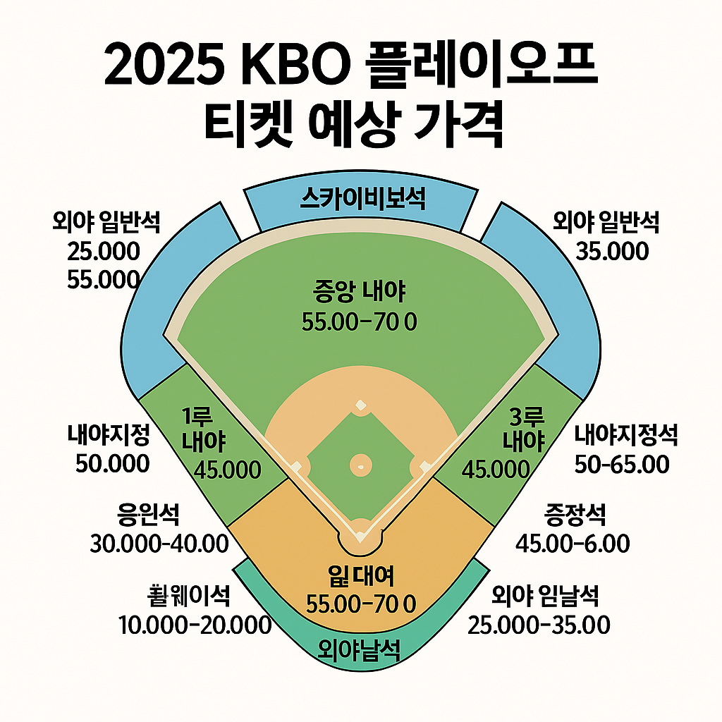 좌석별 티켓가격 이미지