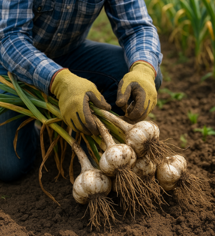 남부지방 마늘 수확시기