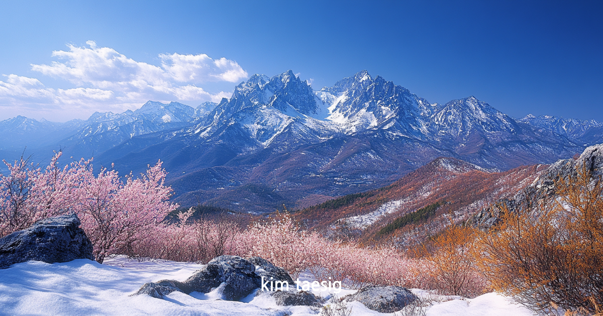 백운산의 사계절