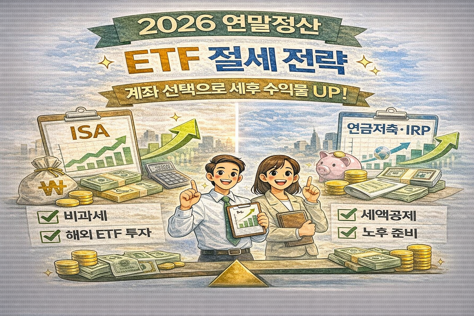 2026 연말정산 ETF 절세 전략|계좌 선택으로 세후 수익률 높이기