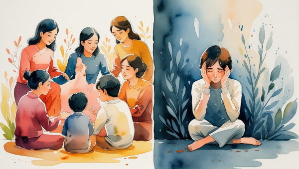 ENFJ는 연고주의 사회에서 관계를 이끌고 지키는 데 있어 가장 앞장서는 기질입니다에 관한 그림