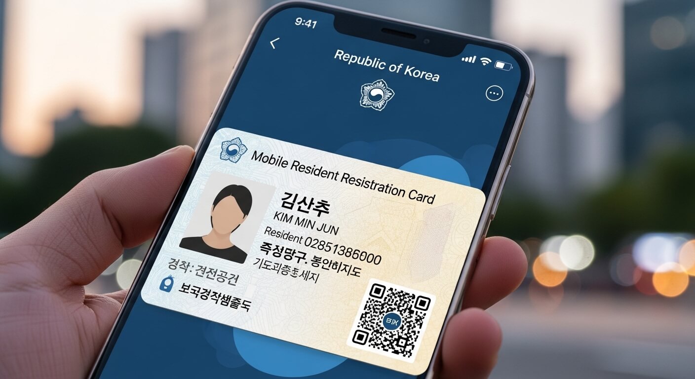 모바일 주민등록증 발급방법