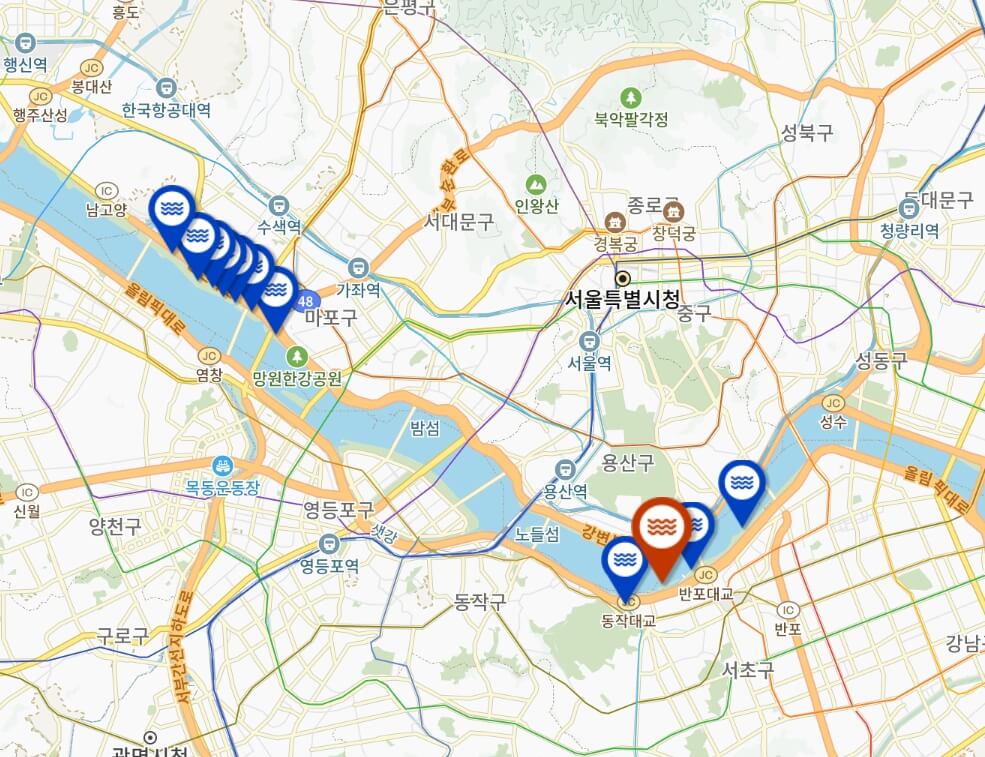 한강 해치카 이용방법 -난지 ,반포 한강순환관람차 승강장 및 이용방법