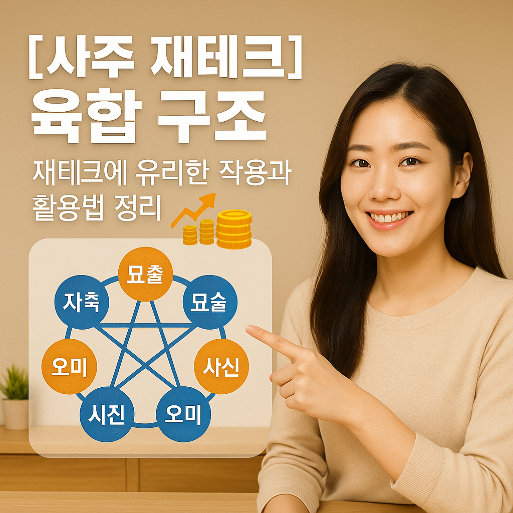 [사주 재테크] 육합 구조 ｜ 재테크에 유리한 작용과 활용법 정리