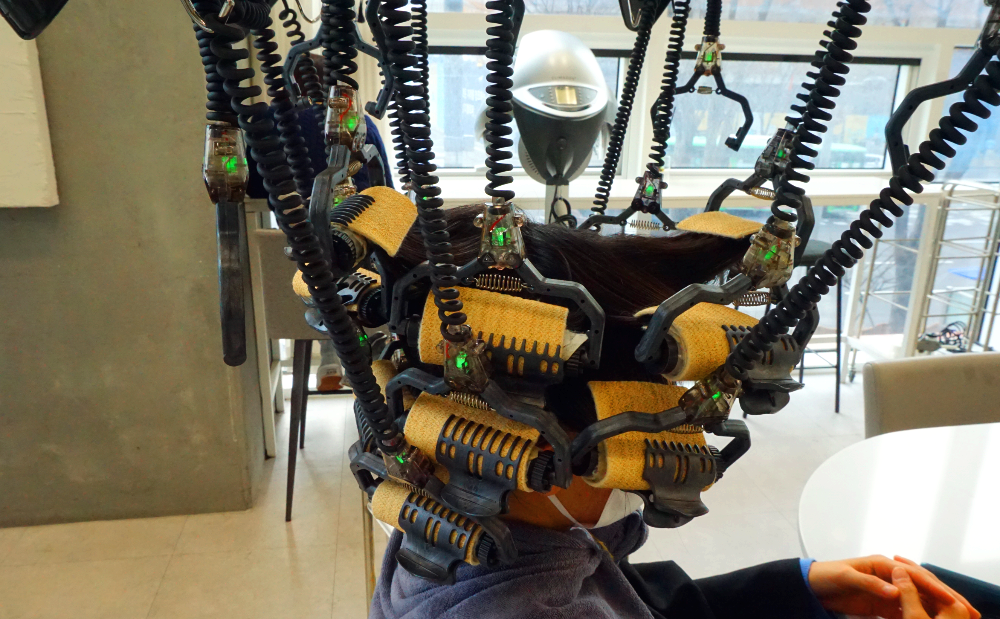 파마 후 머리감기