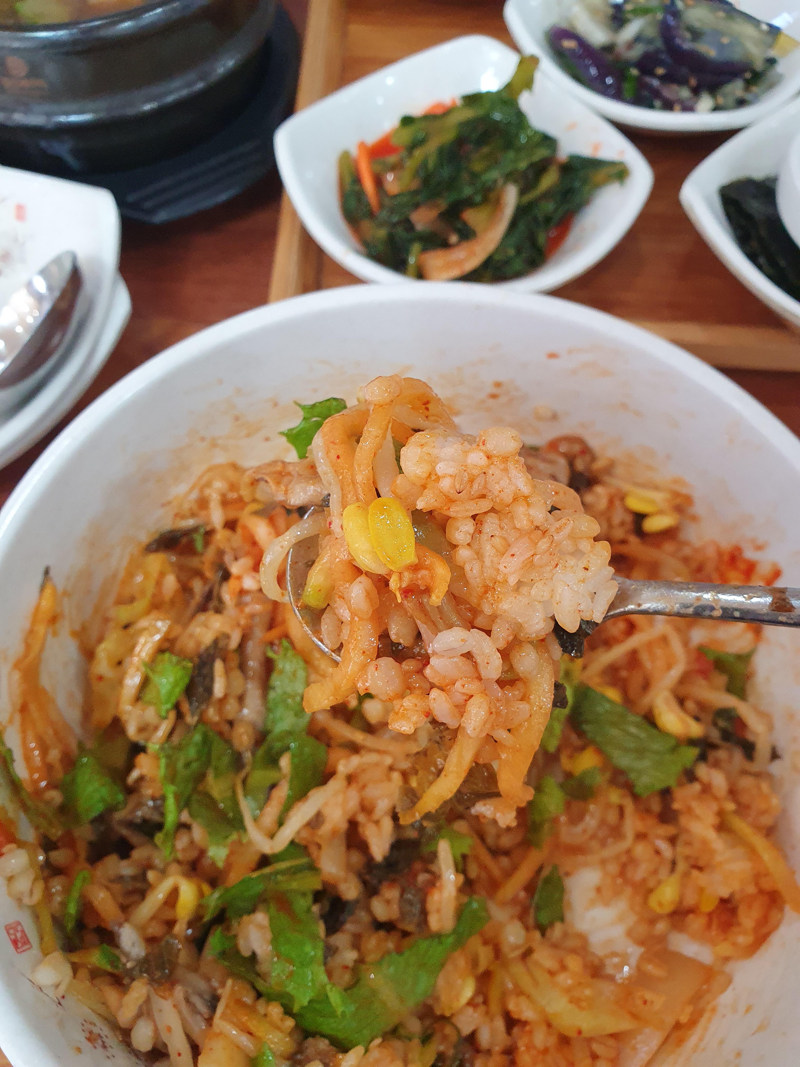 원내동 착한보리밥 먹을 준비끝