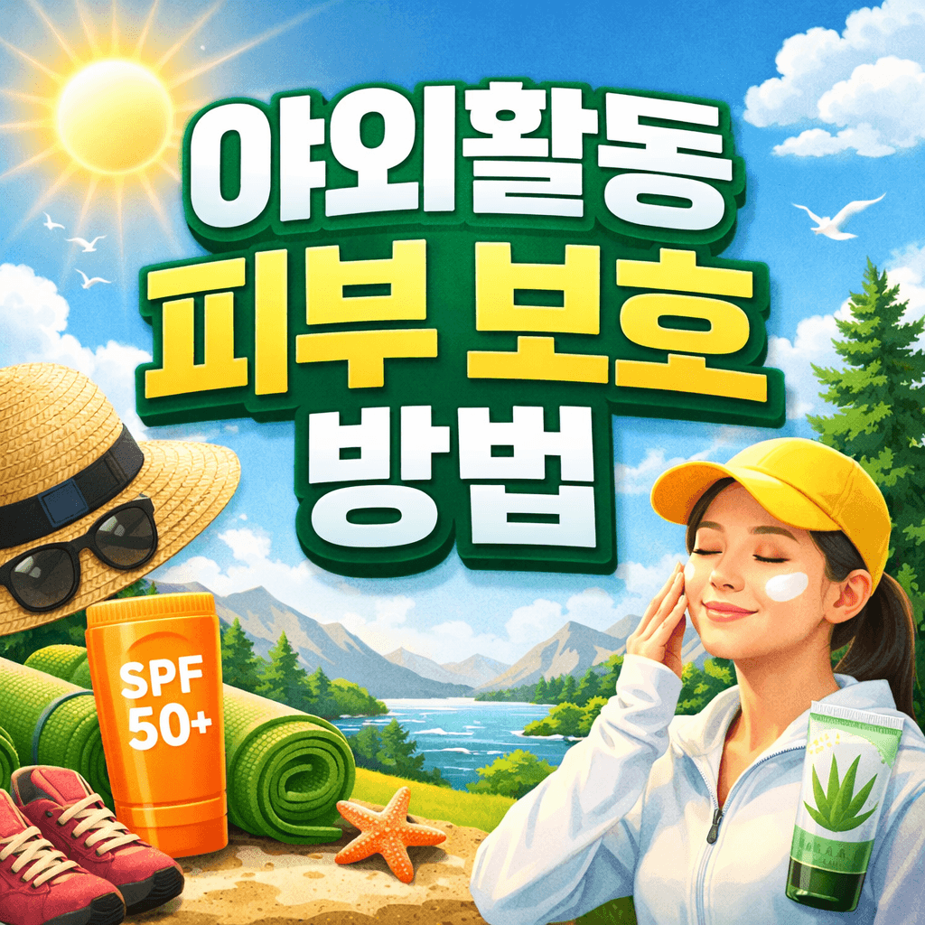 야외활동 피부 보호 방법 완벽 가이드: 자외선 차단부터 보습까지