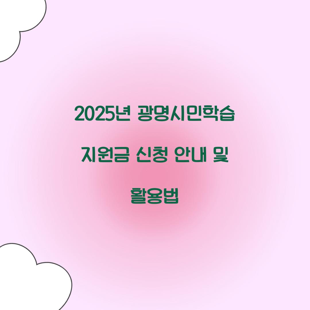 광명시민학습