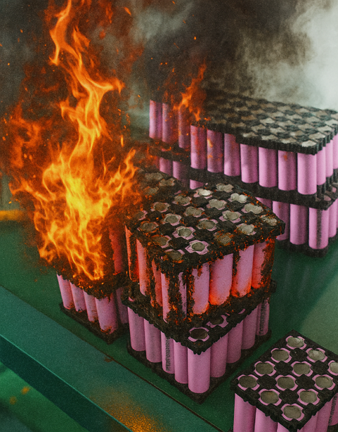 리튬이온 배터리, 밤새 충전 화재발생 위험성 및 수명단축