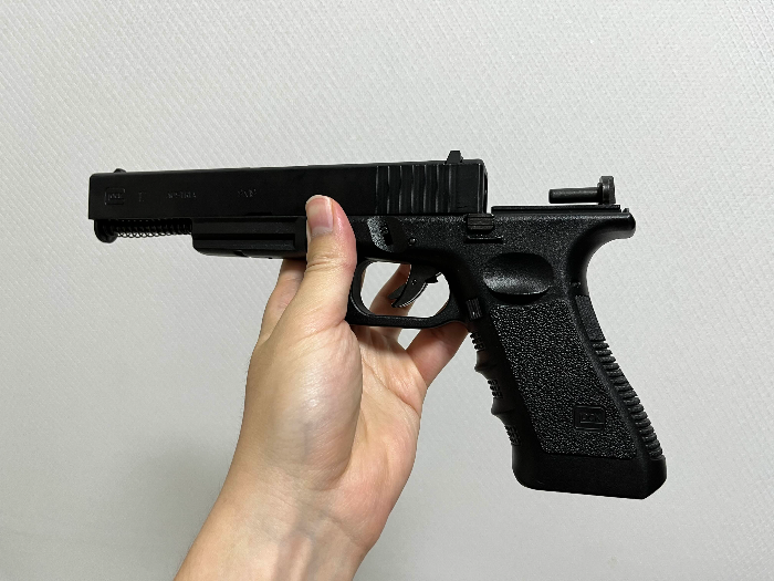 아웃바렐 장착후 슬라이드 결착 3