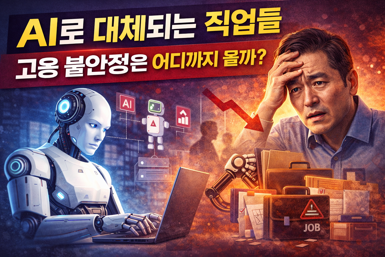 AI로 대체되는 직업들, 고용 불안정은 어디까지