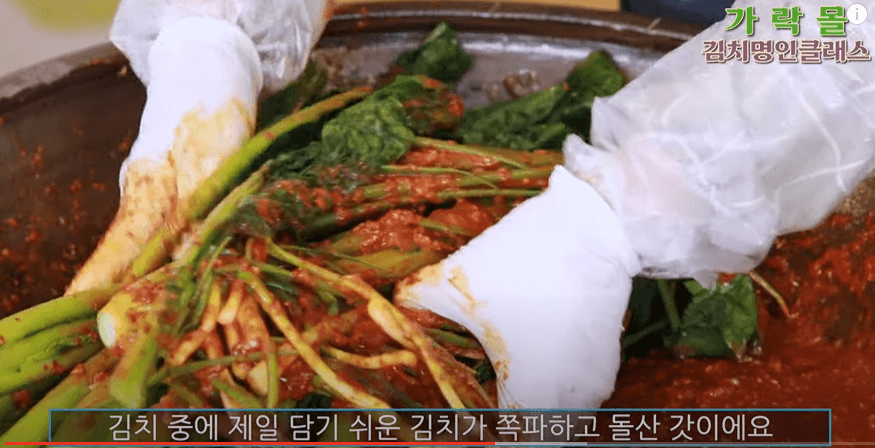 갓김치 담그는법 황금 레시피
