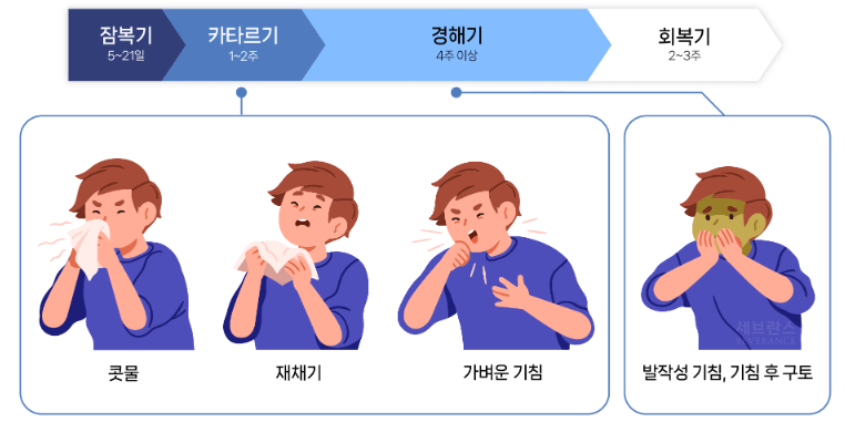 백일해 증상 및 예방접종