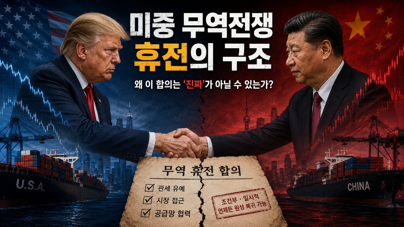 "미&middot;중 무역전쟁 휴전의 구조" &mdash; 왜 이번 합의는 '진짜'가 아닐 수 있는가?