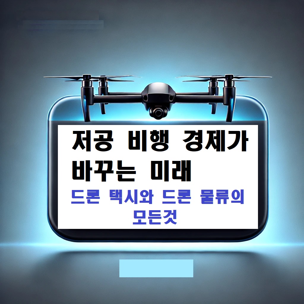 저공 비행 경제가 바꾸는 미래: 유인 드론 택시와 드론 물류의 모든 것