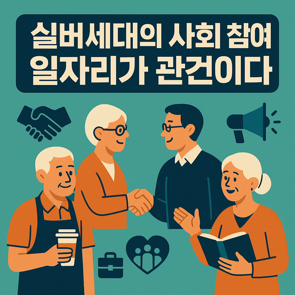 실버세대의 사회 참여, 일자리 관련 사진