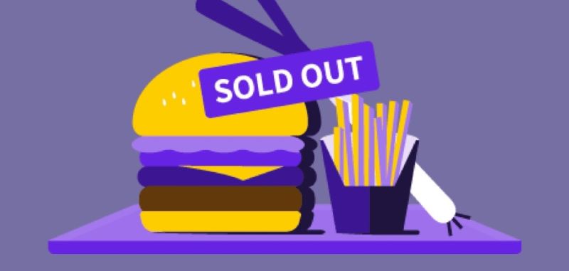 대파버거 품절관련 일러스트 이미지 < 출처 : 롯데카드 >