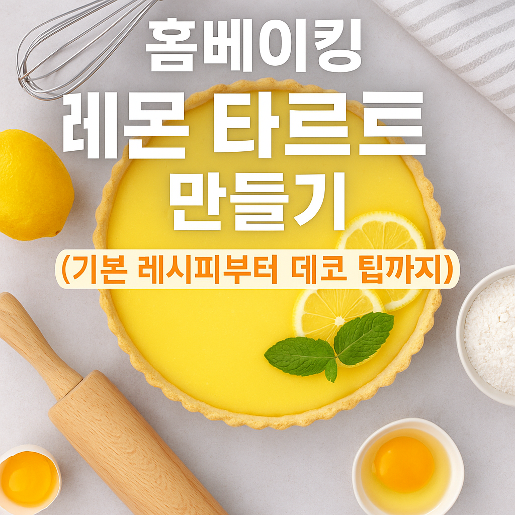 레몬 타르트 만들기