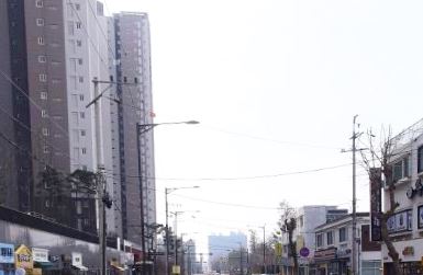 아파트, 단독주택, 빌라, 상가 혼재 사진