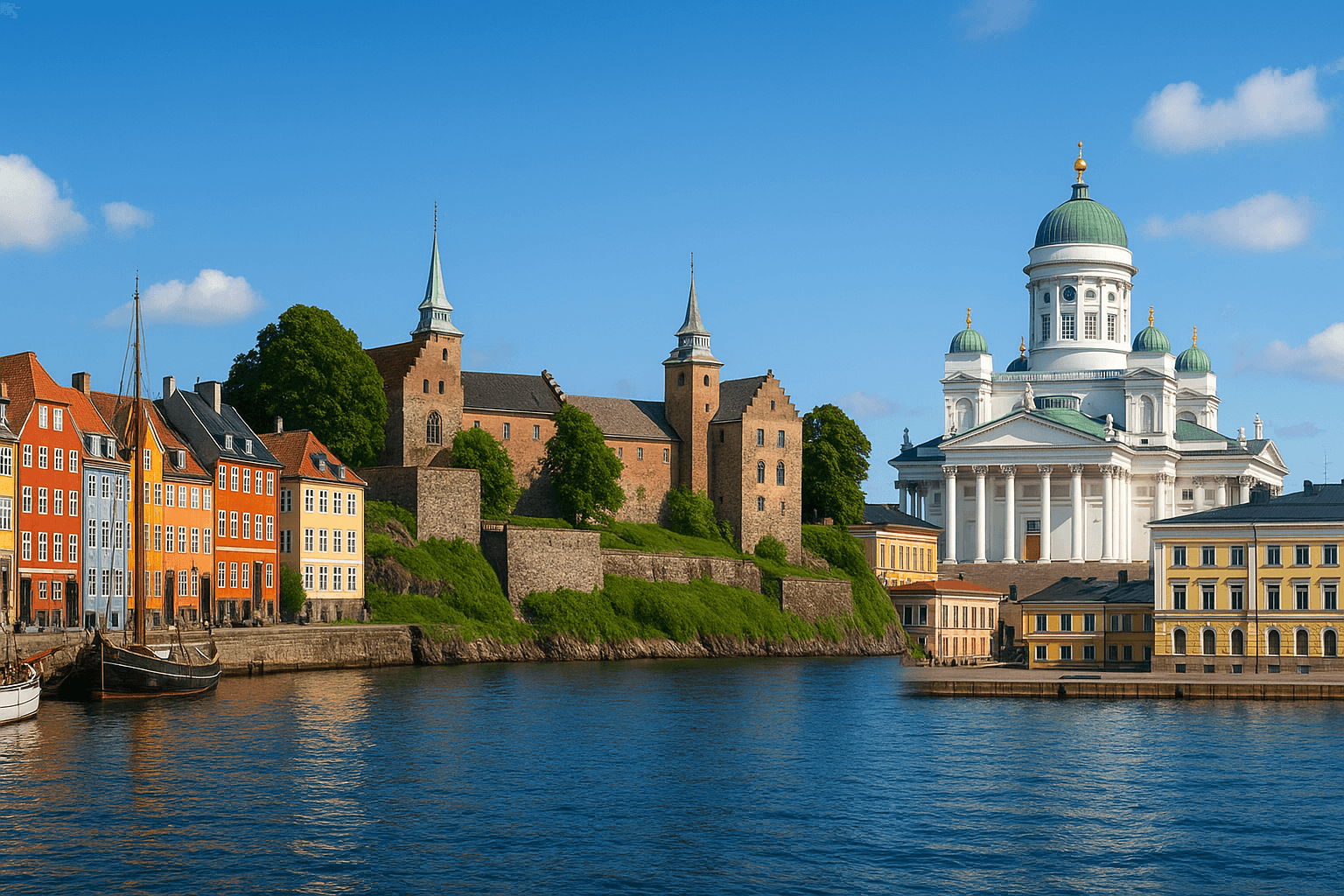 코펜하겐, 오슬로, 헬싱키 이미지