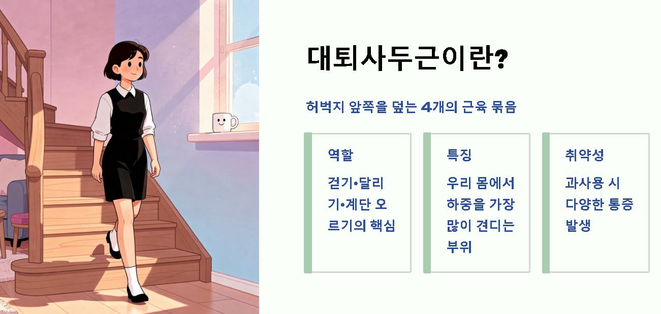 허벅지 앞쪽 통증 원인