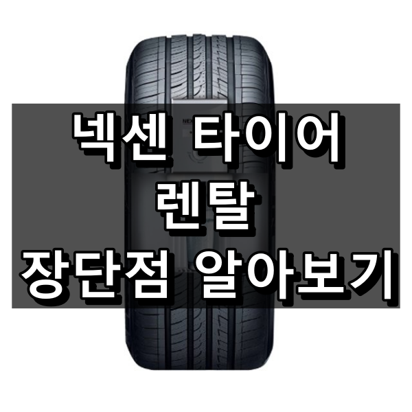 넥센 타이어 렌탈 장단점