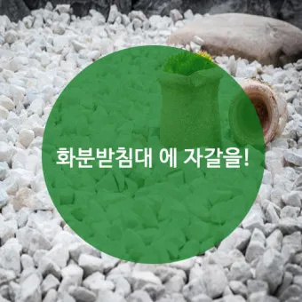 자갈 받침 사용 배수향상 과습예방 곰팡이냄새 줄이는 방법_11