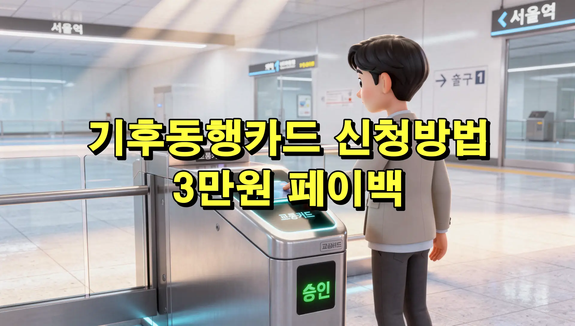 기후동행카드 신청방법
