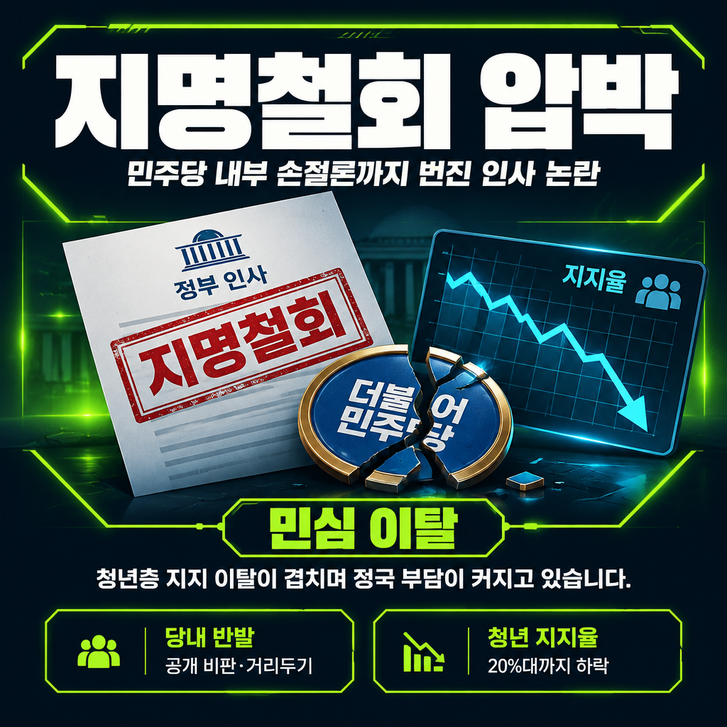 지명철회 압박