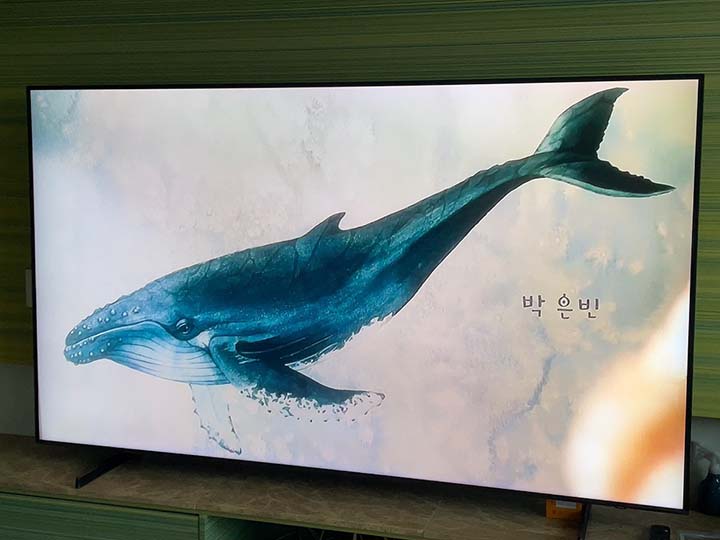 삼성 QLED 85인치 TV-드라마