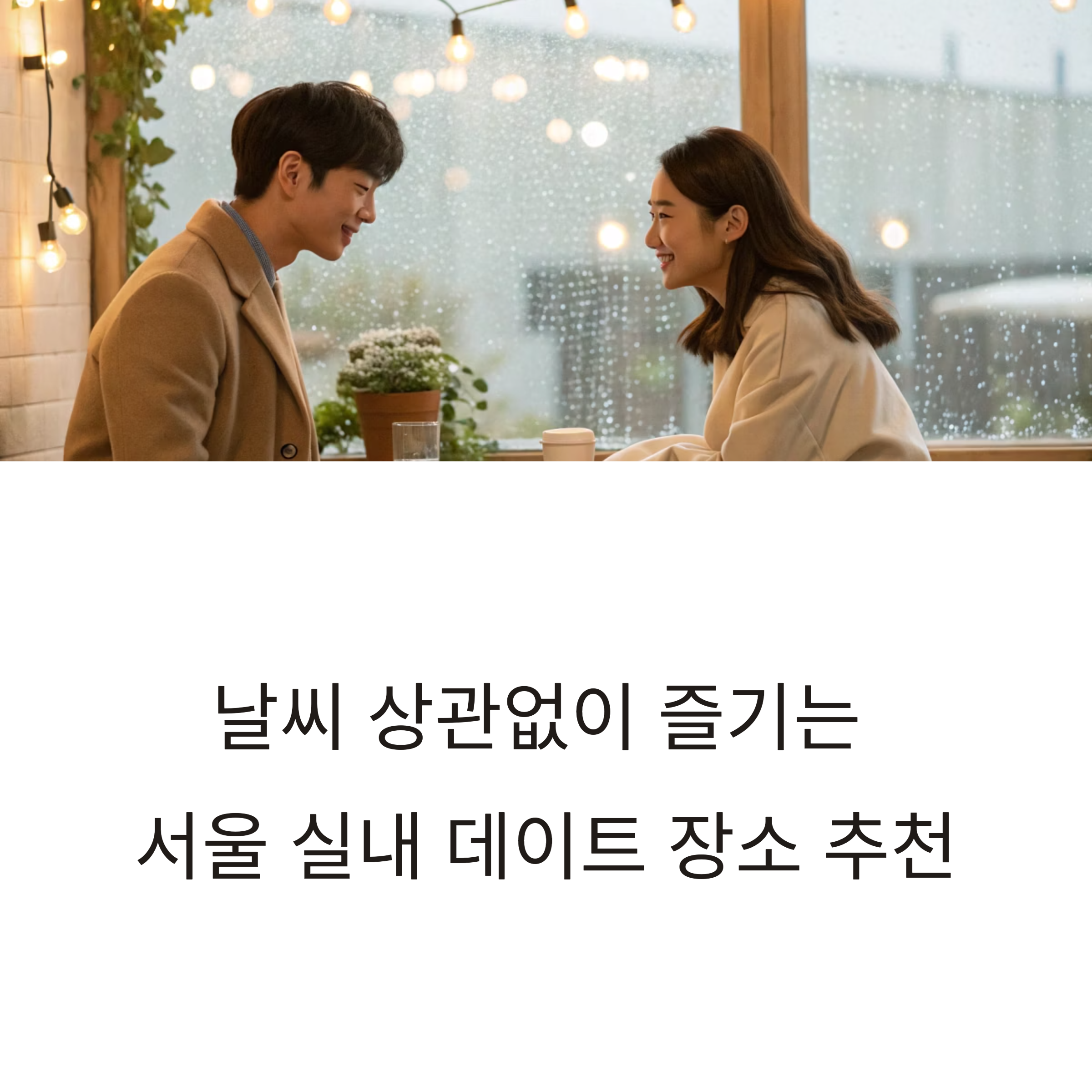 서울 실내 데이트 장소 추천