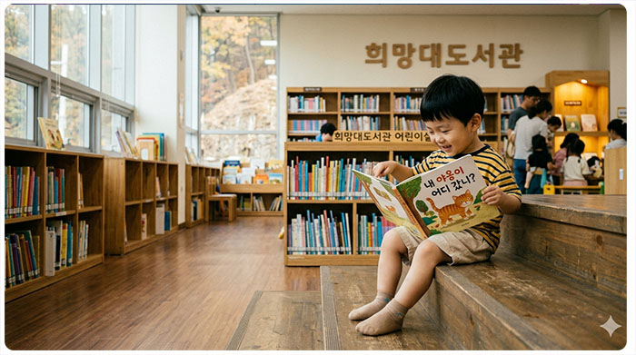 도서관에서 만난 '내 야옹이 어디 갔니?'
